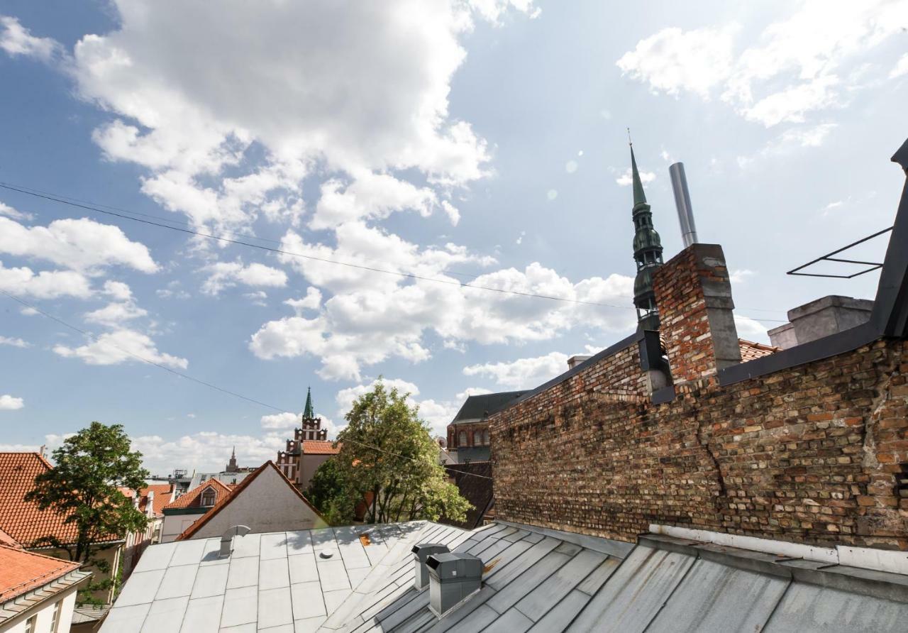Cozy Studio Mansard Riga Old Town Aptartment, Ac Exterior photo