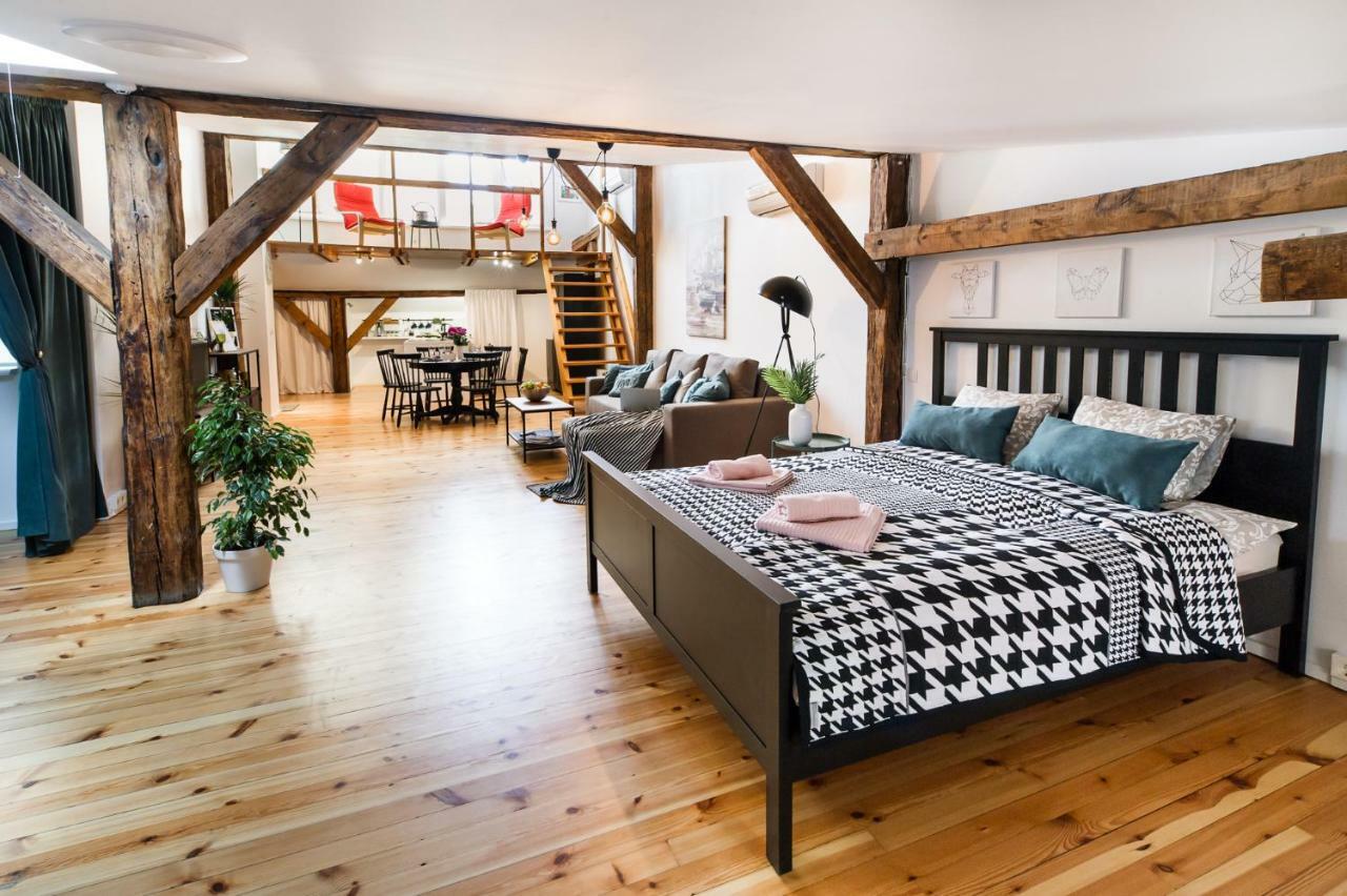 Cozy Studio Mansard Riga Old Town Aptartment, Ac Exterior photo